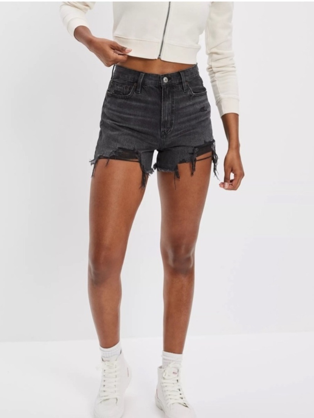 AE Denim Highest Rise 90s Boyfriend Shorts